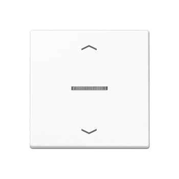 JUNG Клавиша для KNX кнопки, 1 группа, с окошком, символы стрелки термопласт белый A101KO5PBFWW