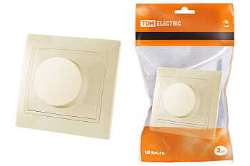 TDM Светорегулятор поворотный RL 600 Вт сл. кость "Таймыр" SQ1814-0124
