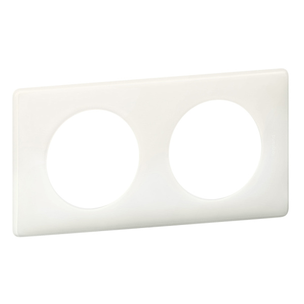 Купить Legrand Celiane2 Белый глянец Рамка 2-я (2+2 мод) 066632