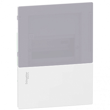 SE RESI9 MP (Mini Pragma) Бокс встраеваемый с дымчатой дверью 1 ряд/6 модулей, IP40, IK07, 63А, 2 клеммы, Италия MIP22106T