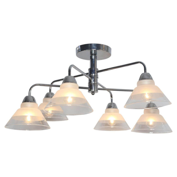 Lussole Комплект GRLSP-8186 (Светильник LSP-8186, Лампа светодиодная E27 6 шт.)