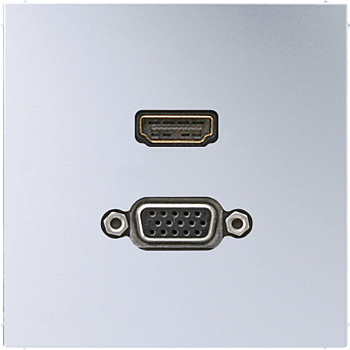 JUNG HDMI / VGA, алюминий MAAL1173