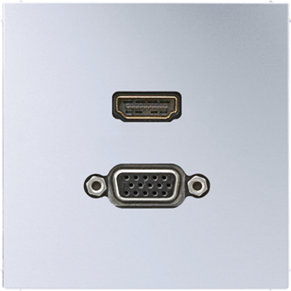 JUNG HDMI / VGA, алюминий MAAL1173