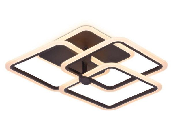 Купить Ambrella Потолочный светодиодный светильник с пультом FA535/3 CF кофе 118W 510*510*140 (ПДУ РАДИО 2.4)