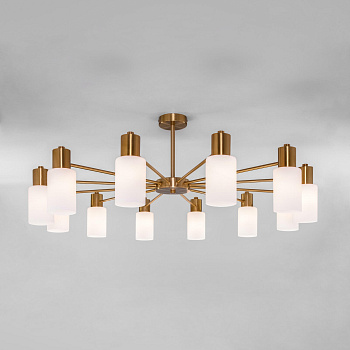 Eurosvet Потолочная люстра в стиле лофт 70160/12 латунь a057111