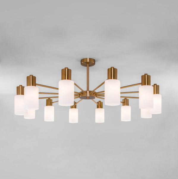 Eurosvet Потолочная люстра в стиле лофт 70160/12 латунь a057111