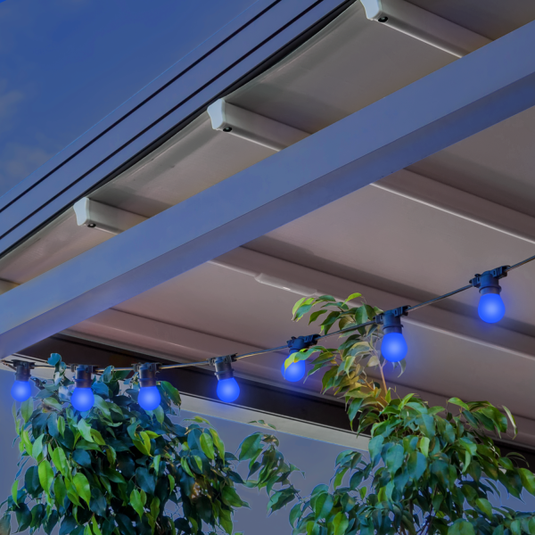 Купить Gauss Гирлянда светодиодная "Белт Лайт" Holiday, 10 ламп, 7,7 м, IP44, синий, 1/6 HL063