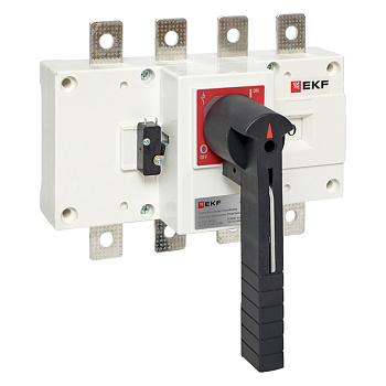 EKF Рубильник-выключатель 250A 4P c рукояткой управления для прямой установки PowerSwitch