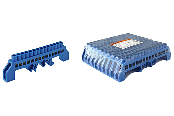 TDM Шина "N" нулевая в изоляторе на DIN-рейку 8x12мм 14 групп SQ0801-0080