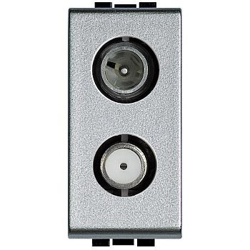 BT LL Алюминий Розетка TV-SAT, 1 мод NT4214D