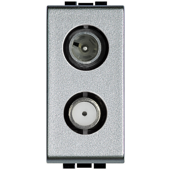 BT LL Алюминий Розетка TV-SAT, 1 мод NT4214D