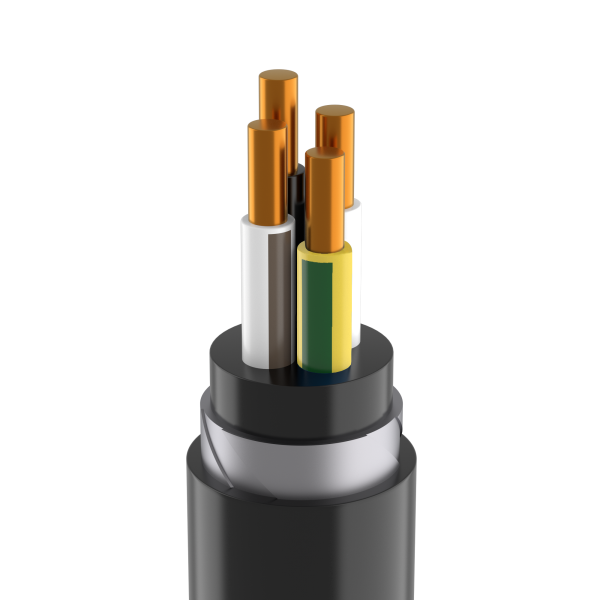 Кабель силовой бронированный ВБШвнг(А) -LSLTx 4х6 ок(PE)-0,66 Кабэкс ТХМ00382137