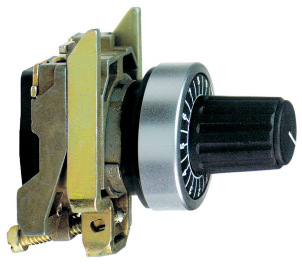 Купить SE XB4 Головка кнопки потенциометра 22мм черная ZB4BD922