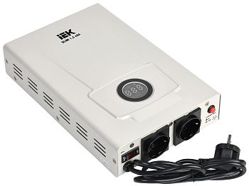 IEK  SLIM Стабилизатор напряжения 1-ф. настенный 1,5кВА