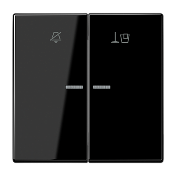 JUNG Клавиша для гостиничных выключателей 505KO5VEUM24 или 505KO5VEUM230, чёрный LSRUKO5MSW