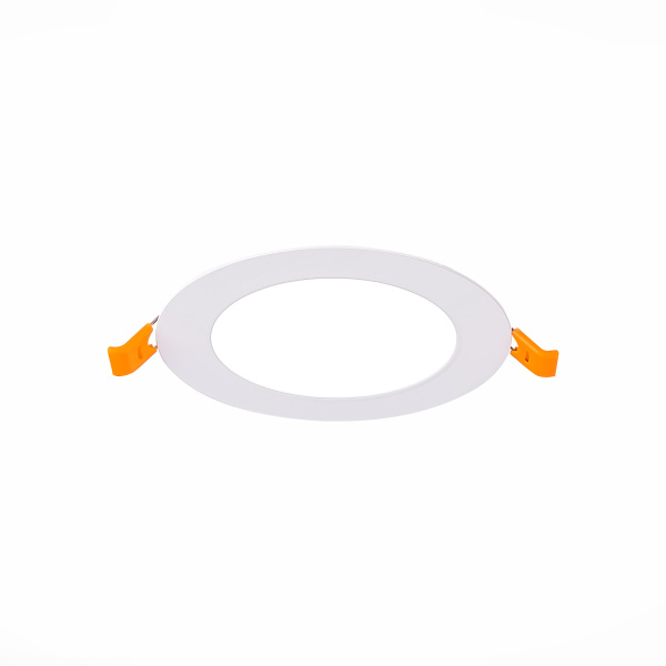 ST Luce ST209.538.06 Светильник встраиваемый Белый LED 1*6W 3000K 330Lm Ra80 110° IP20 D120xH8 90-265V