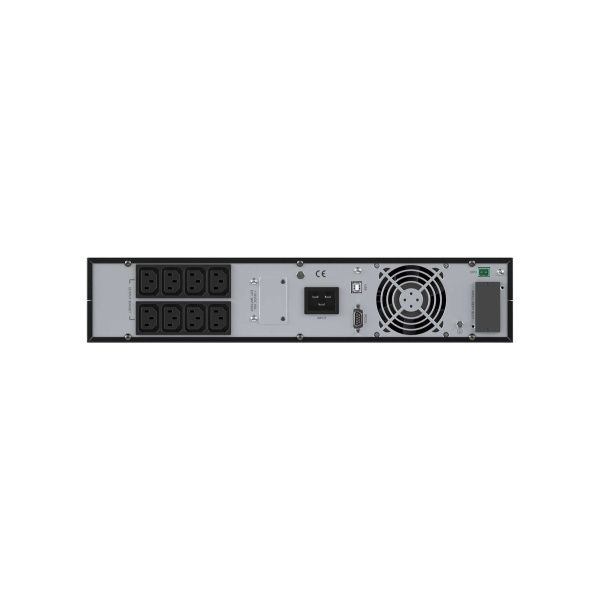 Купить DKC Онлайн ИБП ДКС серии Small Rackmount, 2000 ВА/1800 Вт, 1/1, 8xIEC C13, EPO, USB, RS-232, RJ45, Rack 2U, 4x9Ач