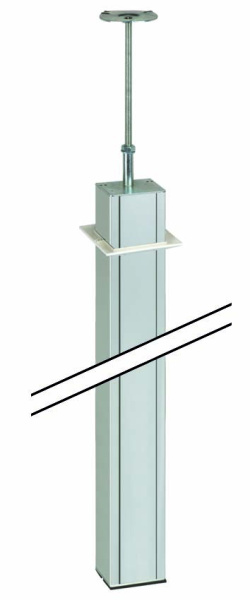 Simon Connect Алюминий Колонна 1-сторонняя, К45, с телескопическим упором, 70х60 мм, 3м ALK1100-8