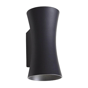 ST Luce SL088.401.02 Светильник уличный настенный Черный кварцевый LED 2*5W
