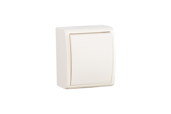 Купить Simon 15 Aqua Бежевый Выключатель 1-клавишный наружный, IP54 1594101-031