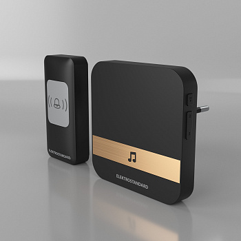 Elektrostandard DBQ24M WL 52M IP44 / звонок электрический бытовой (дверной) / Чёрный a047172