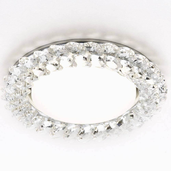 Купить Ambrella Встраиваемый точечный светильник G206 CL/CH хром/прозрачный GX53