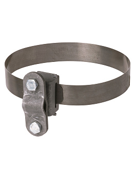 TDM Держатель хомут Ø10-100 мм, для прута Ø6-10 мм, стальной зажим термодиффузия SQ2402-3185