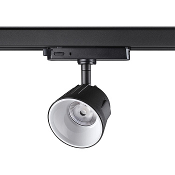 Novotech 358734 PORT NT21 098 черный/белый Трехфазный трековый светодиодный светильник IP20 LED 4000K 20W 100-265V KNOF