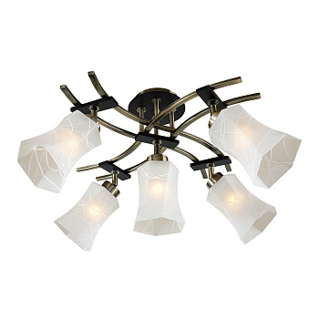 Citilux CL142153 Мерида Брон.Ст.+Венге Светильник Потолоч.