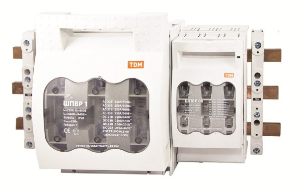 Купить TDM Шинный выключатель-разъединитель с функцией защиты ШПВР 1 3П 250A SQ0726-0006