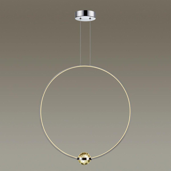 Купить Odeon Light 4337/27L L-VISION ODL22 113 полированный хром/металл Подвесной светильник IP20 LED 27W 2230Лм 4000K GOTA