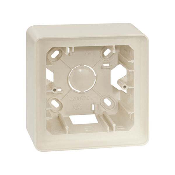 Simon 82 Detail Слоновая кость Коробка наружной установки 1-ая 8200750-031