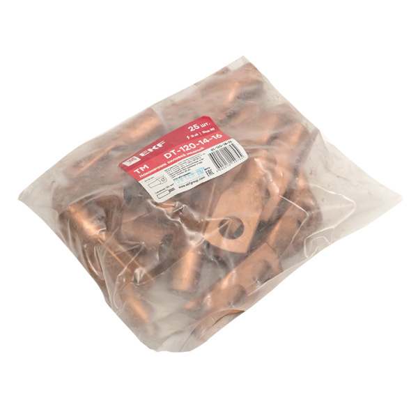 Купить EKF PROxima Наконечник силовой медный DT-120-14-16 (ТМ)