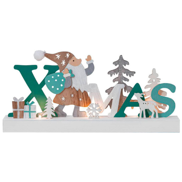 Eglo 270-68 Светильник REINBEK, 3X0,12W (LED), 3V, 30х15 см, дерево,мультиколор, 2x АА (не в комплекте)