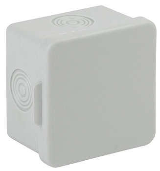 ЭРА KOR-65-65-50-4 Коробка распаячная открытой установки КОР 65х65х50мм без гермовводов 4 вх. IP54