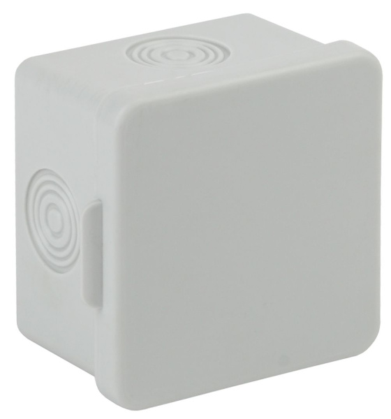 ЭРА KOR-65-65-50-4 Коробка распаячная открытой установки КОР 65х65х50мм без гермовводов 4 вх. IP54