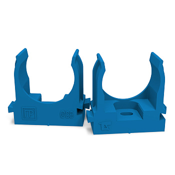Промрукав Крепеж-клипса для труб для монтажного пистолета синяя д25 (100шт/700шт уп/кор) PR13.0145