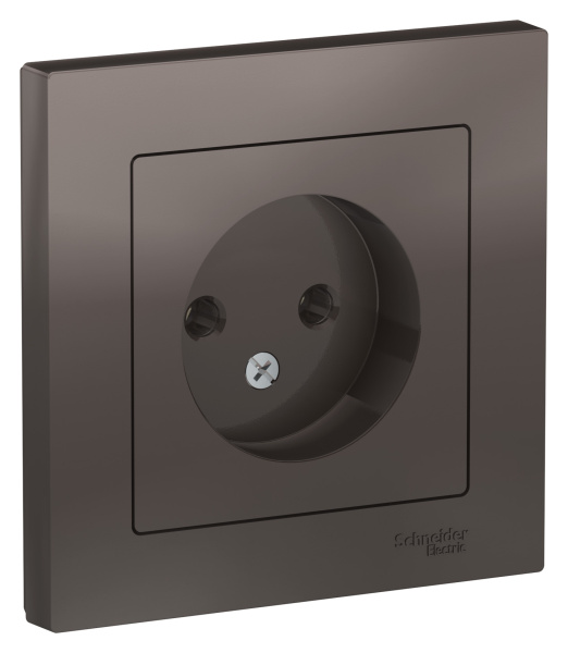 Купить Systeme Electric AtlasDesign Мокко Розетка б/з, 16А, в сборе