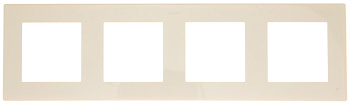 Simon 24 Слоновая кость Рамка 4-ая 2400640-031