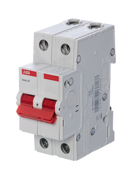 ABB Basic M Выключатель нагрузки 2P, 63A, BMD51263 2CDD642051R0063