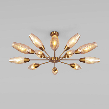 Eurosvet 60140/12 Светильник потолочный золото a055496
