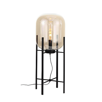 ST Luce SL1050.515.01 Торшер Черный/Коньячный E27 1*40W