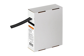 TDM Термоусаживаемая трубка ТУТнг 12/6 черная в коробке (10 м/упак) SQ0518-0434