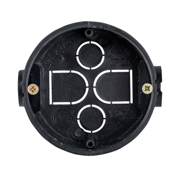 Купить EKF PROxima Коробка установочная приборная КМТ-010-044 со стыковочными узлами и саморезами для твердых стен (71х42) розничный стикер