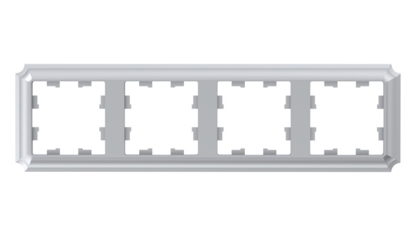 Systeme Electric AtlasDesign Antique Алюминий Рамка 4-ая, универсальная