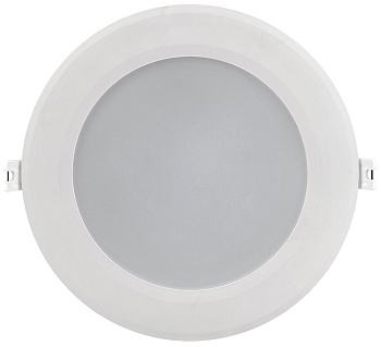 IEK Светильник LED ДВО 1715 белый круг 15Вт 4000К IP40