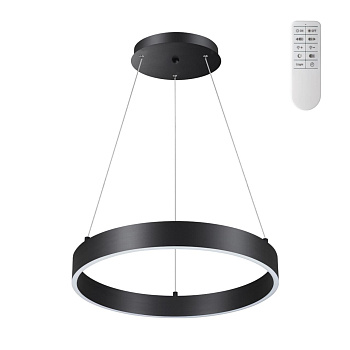 Novotech 358957 OVER NT22 черный Светильник подвесной диммируемый, в комплекте пульт ДУ (2.4G) IP20 LED 3000К~6000К 36W 220V ITER