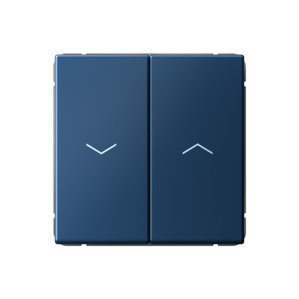 Systeme Electric ArtGallery Аквамарин Выключатель 2-клавишный для жалюзи, 2х сх.4, 10А, механизм