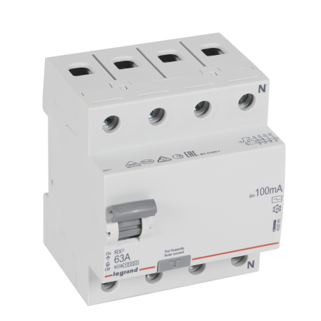 Legrand RX3 УЗО 4P 100мА 63А (AC) 402068