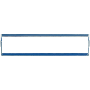 JUNG Мех Накладка из оргстекла для изделий с шильдиком, прозрачная, 17x54мм A81NA